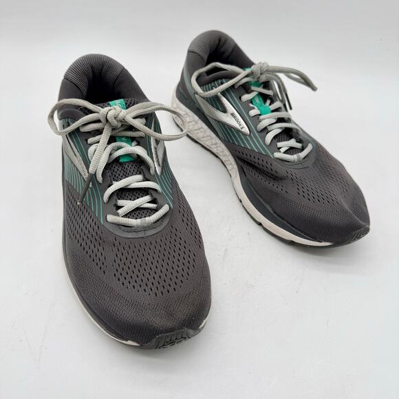 Brooks Women's Addiction 14 Grey Teal Running Shoes Size 11 - Picture 2 of 9